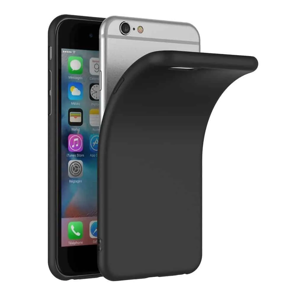 Capa iPhone 6 | iPhone 6S Silicone Ultrafino - Preta