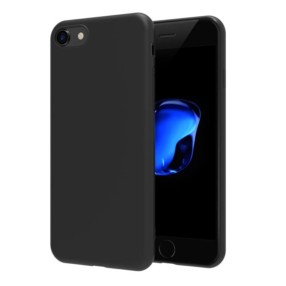 Capa iPhone 7 | iPhone 8 | SE 2020 | SE 2022 Silicone Premium Preta