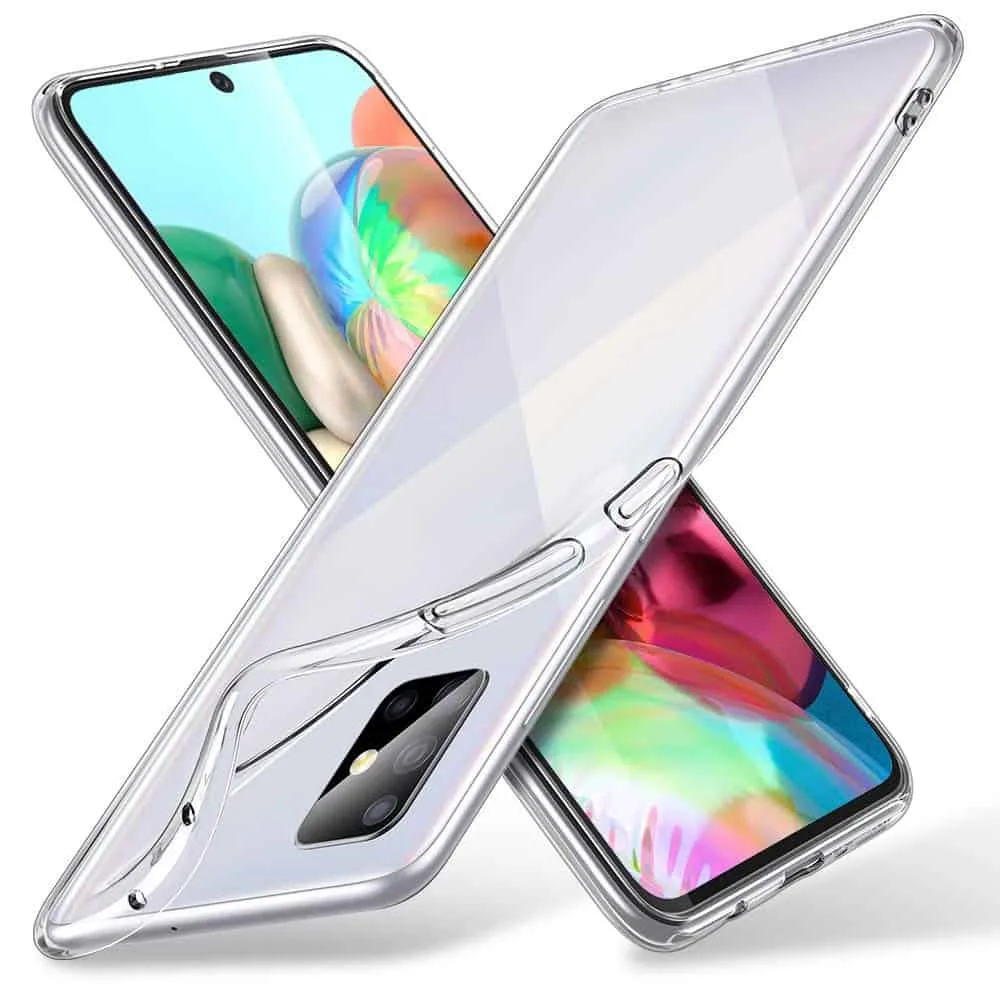 Capa Samsung Galaxy A71 Silicone Ultrafino - Transparente
