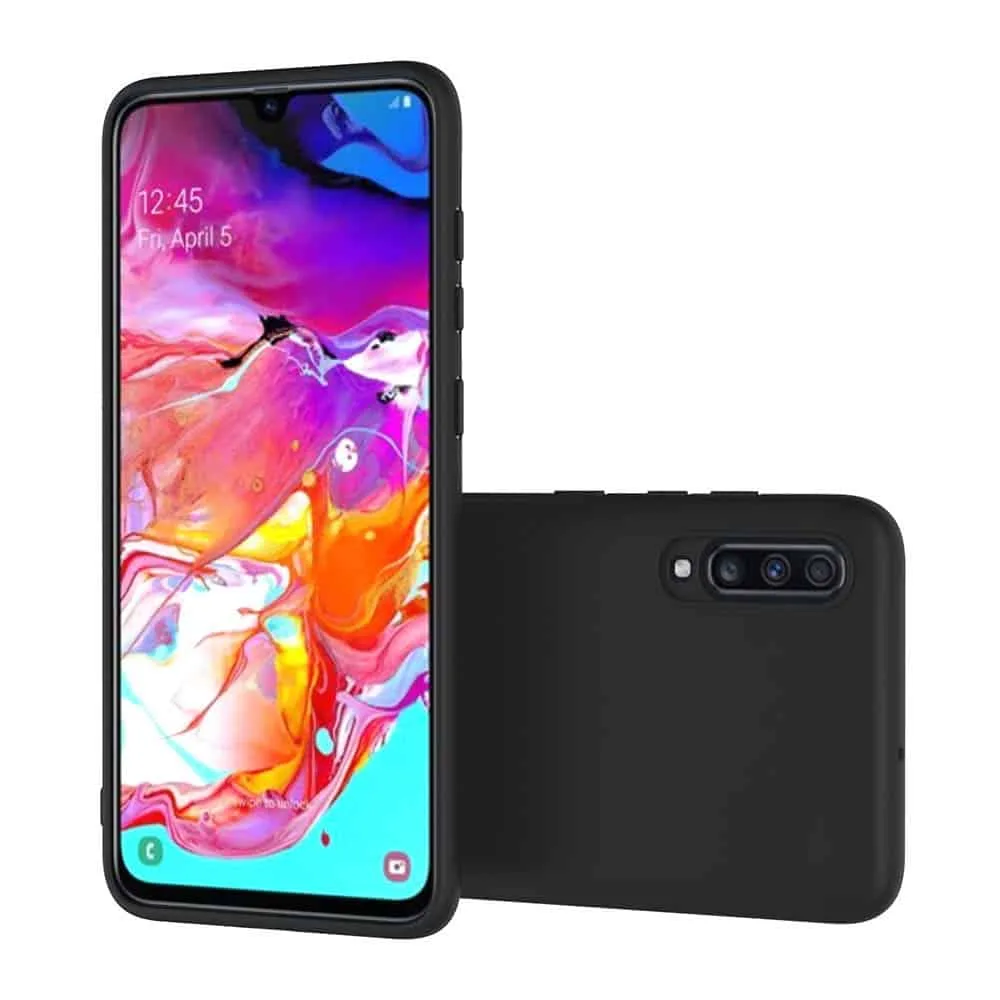 Capa Samsung Galaxy A50 Silicone Premium Preta