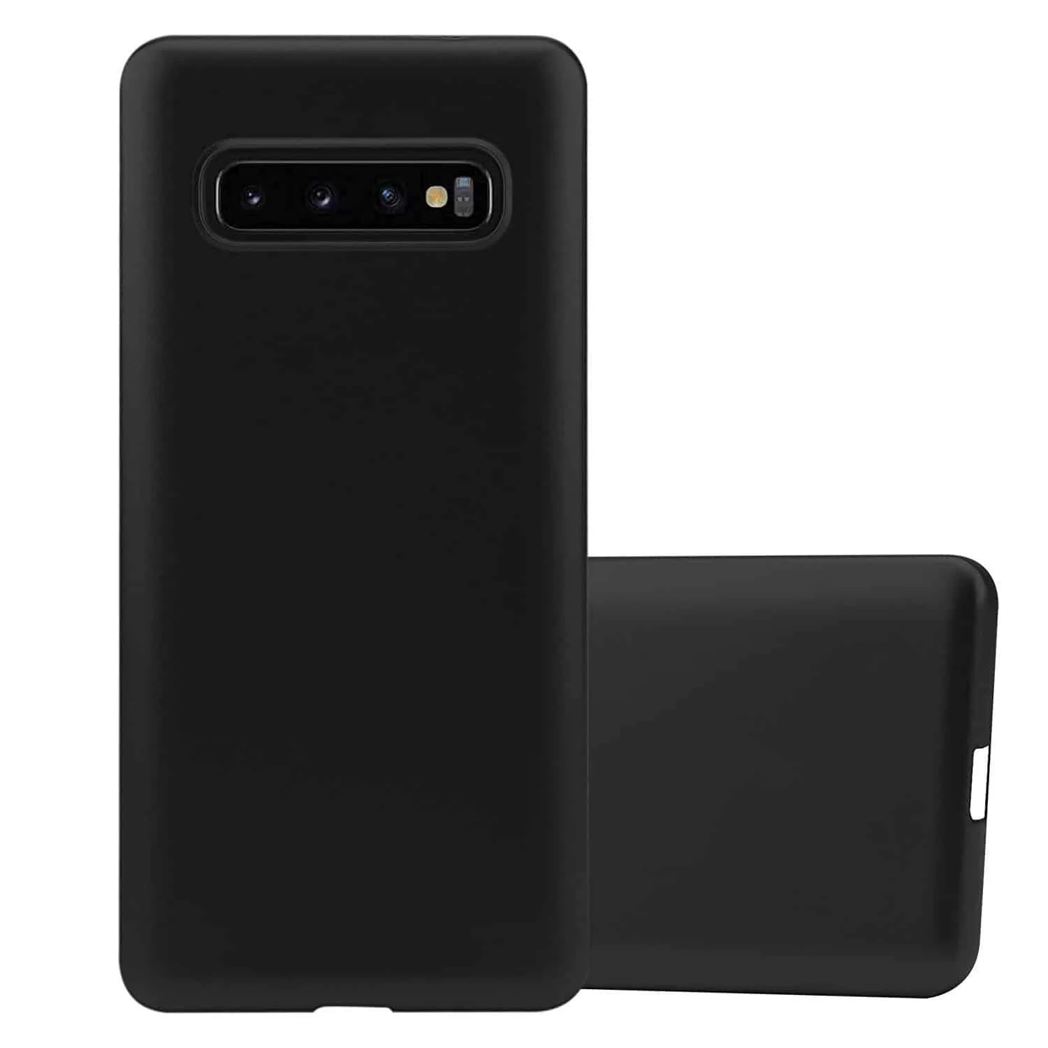 Capa Samsung Galaxy S10 Plus Silicone Premium Preta