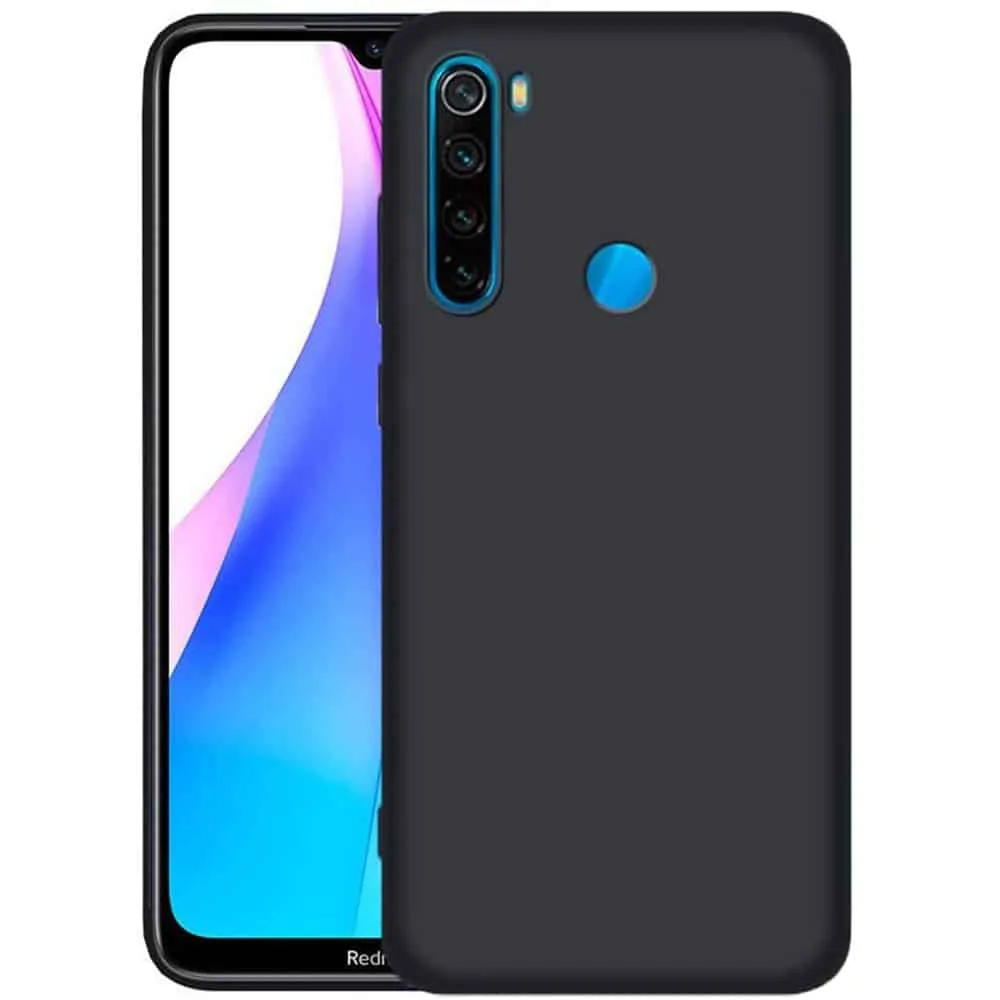 Capa Xiaomi Redmi Note 8 | Note 8 2021 Silicone Premium - Preto