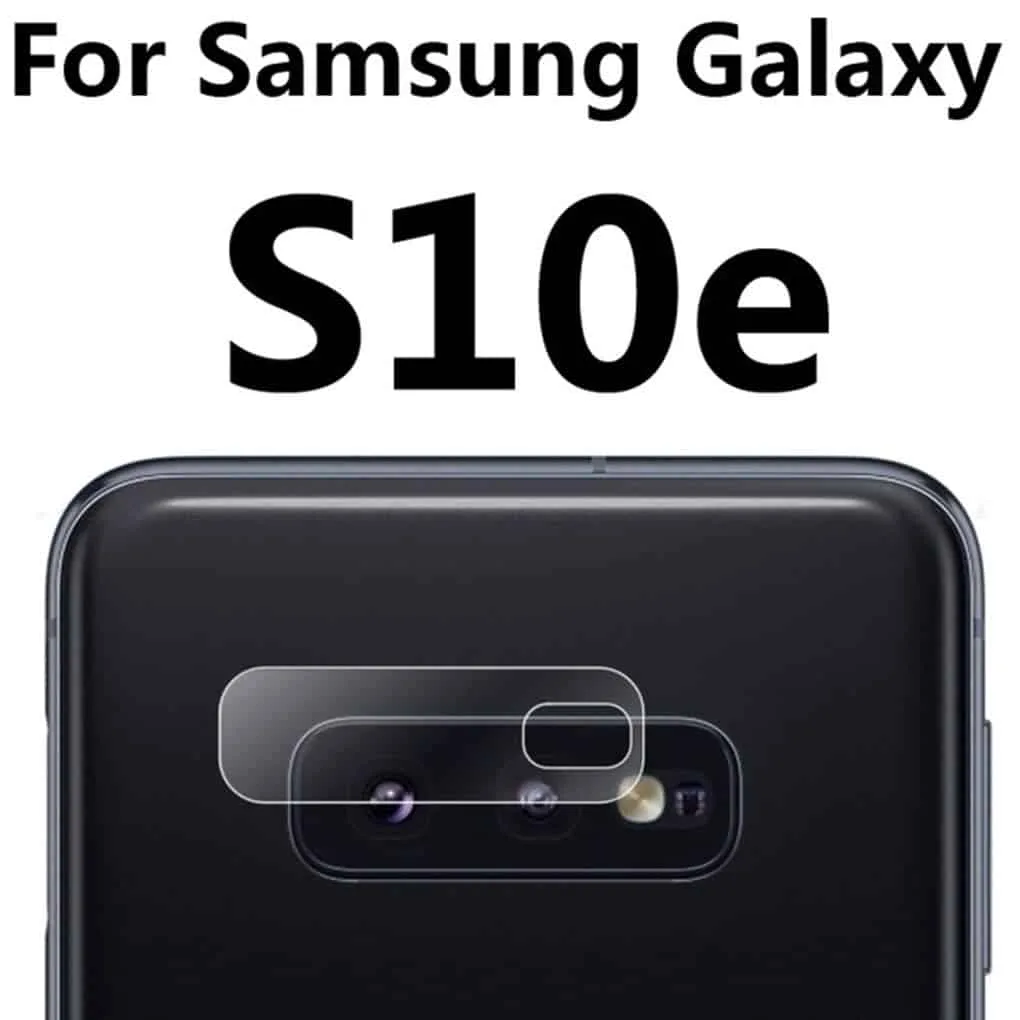 Película de Vidro Temperado Câmera Traseira Samsung Galaxy S10e