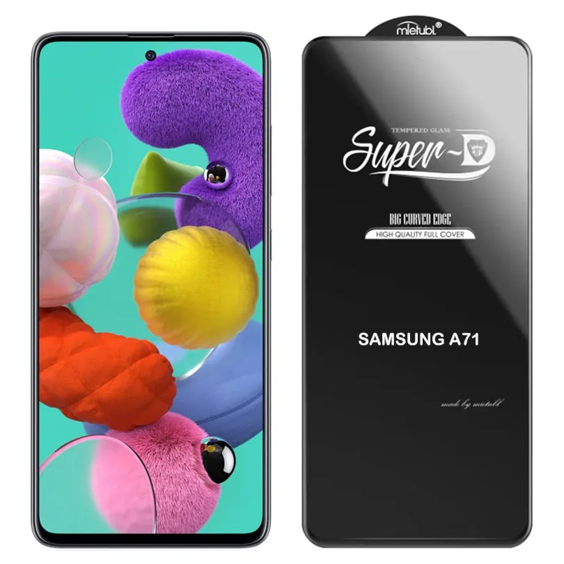 Pelicula de Vidro Temperado 5D Full Glue Compativel com Samsung Galaxy A71