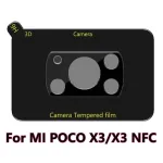 Pelicula de Vidro Temperado Camera Traseira Xiaomi Poco X3 - Premium Preto
