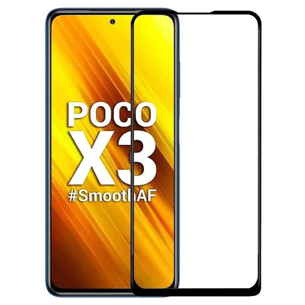 Pelicula de Vidro Temperado Xiaomi Poco X3 | Poco X3 Pro - Full Glue 9H