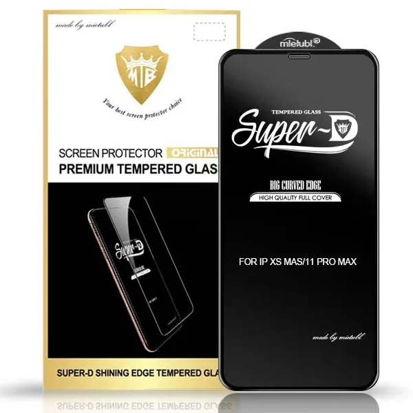 Película de Vidro Temperado 5D Full Glue Compatível com iPhone Xs Max