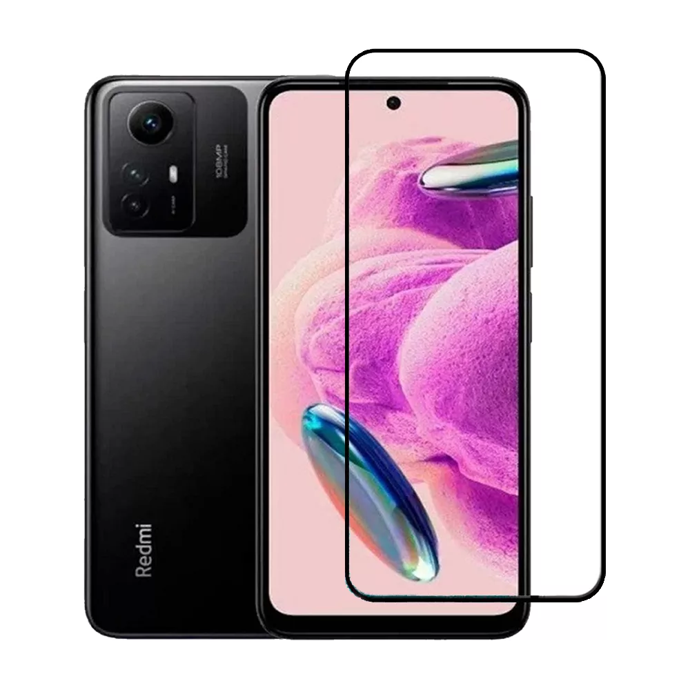 Película de Vidro Temperado 5D Full Glue Compatível com Xiaomi Redmi Note 12S