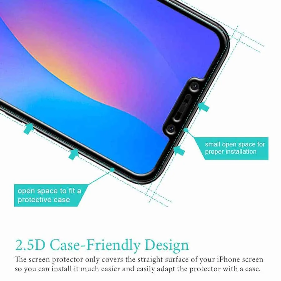Película de Vidro Temperado Huawei P Smart Plus 2019 - 5D Full Glue - Image 3