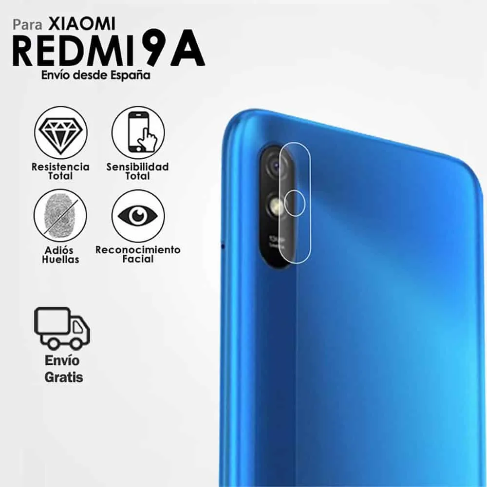 Película de Vidro Temperado Câmera Traseira Xiaomi Redmi 9AT