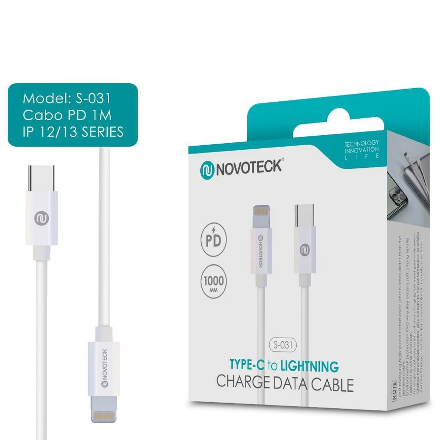 Cabo USB-C para Lightning 1 Metro