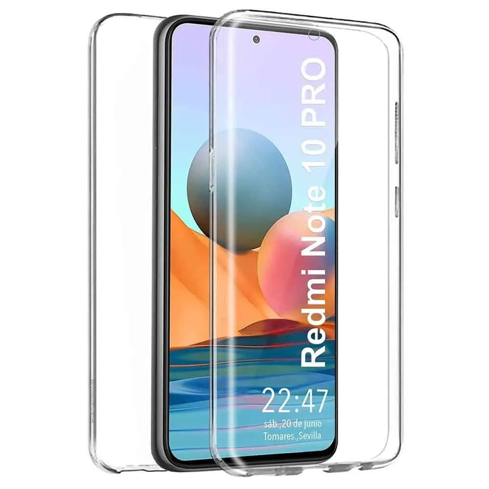 Capa 360 Xiaomi Redmi Note 10 Pro | 10 Pro Max - Full Cover Transparente