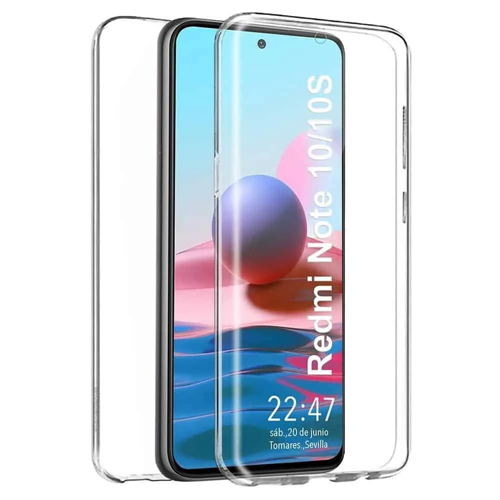 Capa 360 Xiaomi Redmi Note 10 | Note 10S - Full Cover Transparente