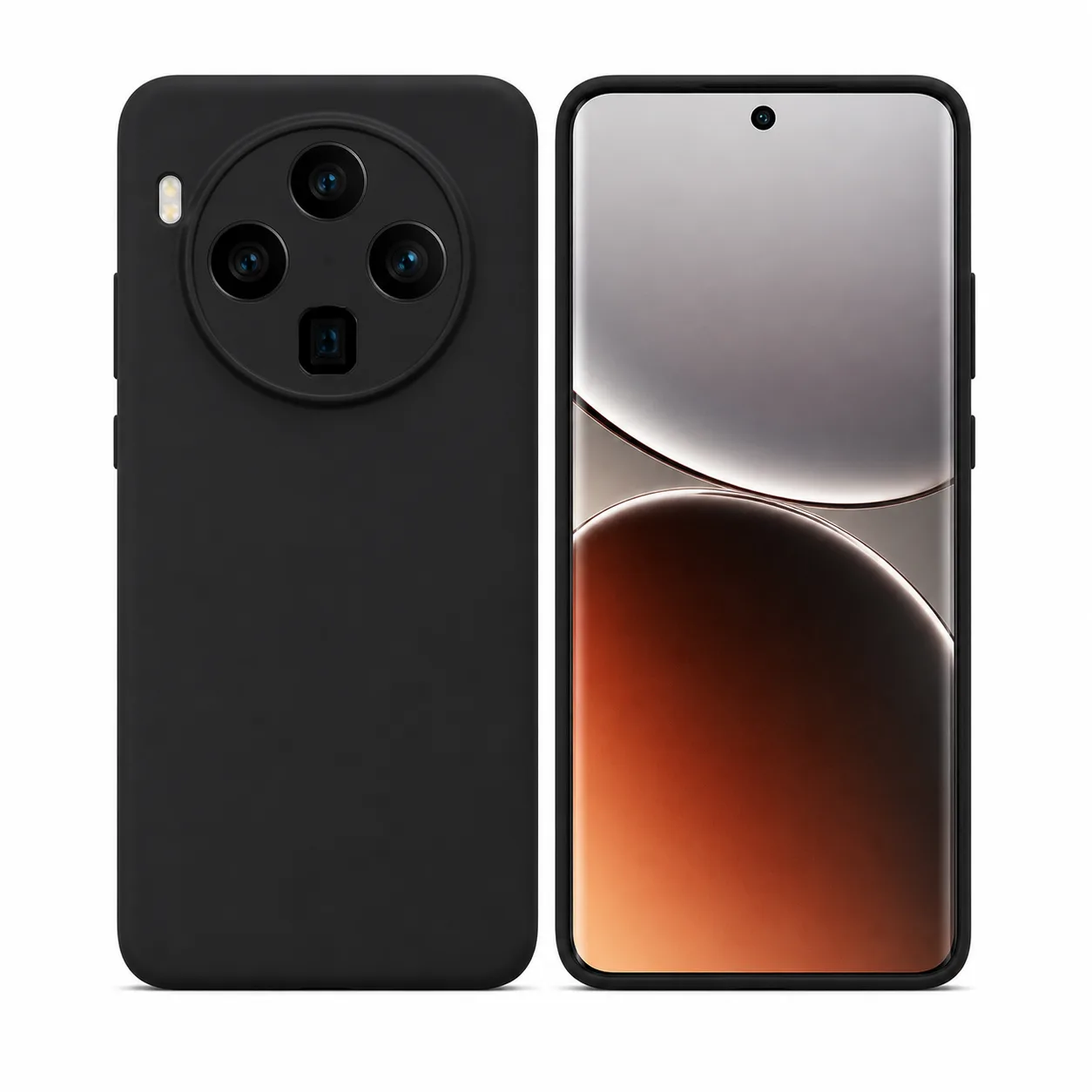 Capa OPPO Find X9 Pro Silicone Líquido Preto