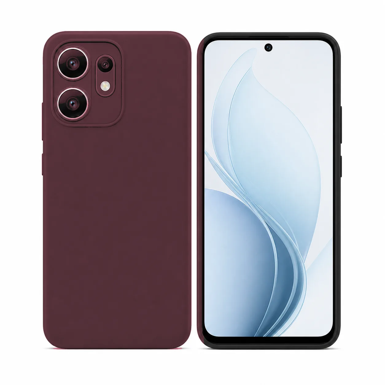 Capa OPPO Reno14 F 5G Silicone Líquido Rosa