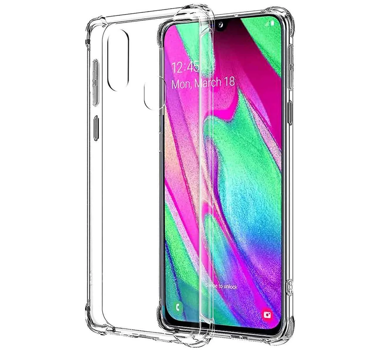 Capa Samsung Galaxy A40 Anti Choque - Transparente