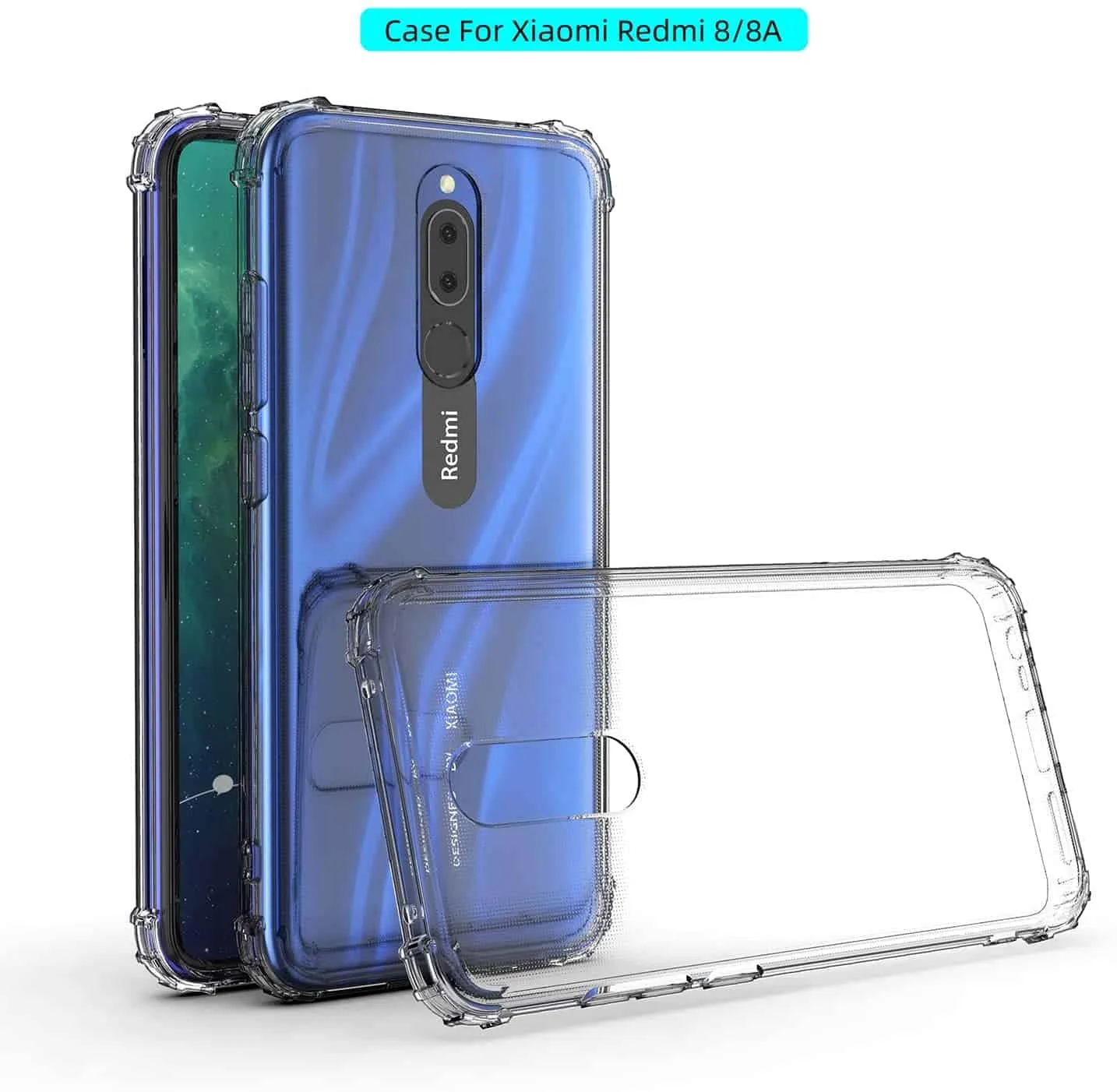 Capa Xiaomi Redmi 8 Anti Choque - Transparente
