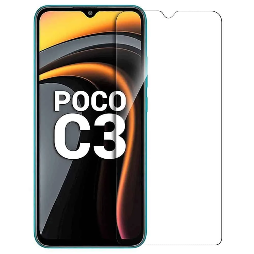 Pelicula de Vidro Temperado Xiaomi Poco C3 - Super Transparente