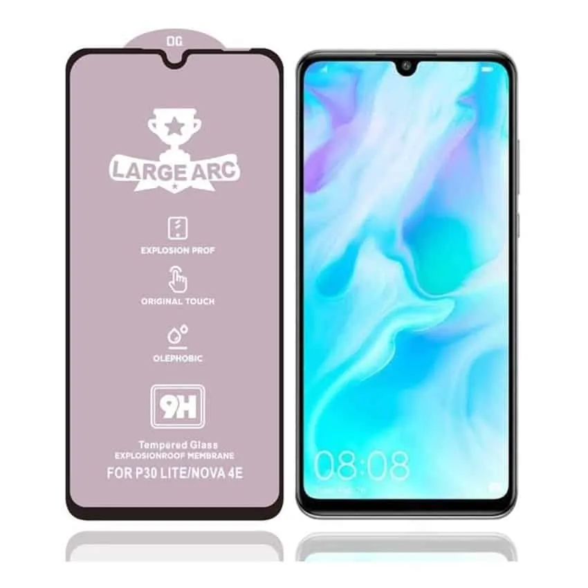 Película de Vidro Temperado Huawei P30 Lite - Full Glue 9H Premium