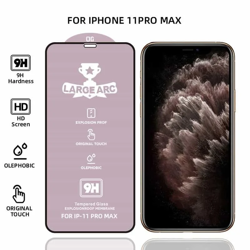 Película de Vidro Temperado iPhone 11 Pro Max - Full Glue 9H Premium - Image 4